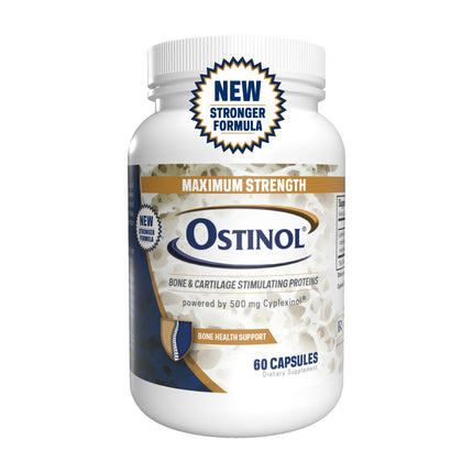 ZYCAL Ostinol Maximum Strength 500 mg - Bone & Joint Supplement for Intense Bone Loss and Joint Dysfunction - 60 Capsules