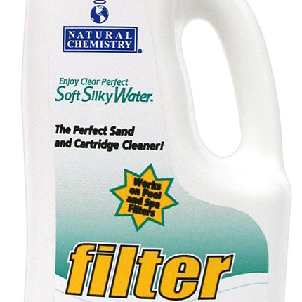 Natural Chemistry Filter Perfect Pool Filter Cleaner, 1-Liter, Naturally Based Filter Cleaner, Highly Concentrated, Compatible with All Sanitizing Systems