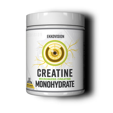 Ekkovision Creatine Monohydrate Powder, Micronized, Pineapple Paradise, Pre Workout & Post Workout Supplement for Men and Women, Energy Support, Easy to Mix in Shakes, Smoothies & Beverages, 100 Srvgs