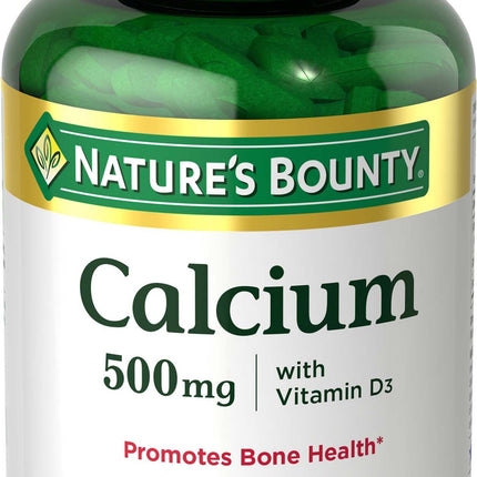 Nature’s Bounty Calcium Plus 400 IU Vitamin D3, Immune Support & Bone Health, 300 Tablets