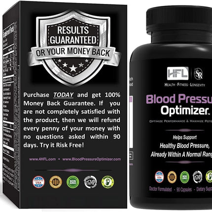HFL Blood Pressure Optimizer™ by Dr. Sam Robbins | Healthy Blood Pressure & Vascular Function | Heart, Brain & Kidney Health