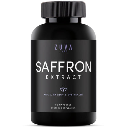 Ultra6 Saffron Supplements - 100% Pure Saffron Extract Capsules and Mood Enhancer for Women and Men - Natural Supplement for Eye Health (90 Servings)