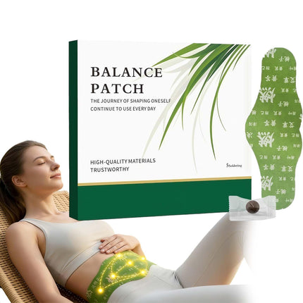 OFOBES Japanese Herbal Balance Patch,Comfort Design Gentle Formula Patch Plant Based Ingredients Comfortable Adhesive Easy Topical Use (1PC)