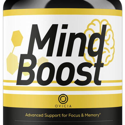 Mind Boost Capsules - MindBoost Advanced Formula Daily Support Focus & Memory, MindBoost Premium Pills All Natural Vitamins for Overall Health and Wellness Reviews, 60 Capsules for 1 Month