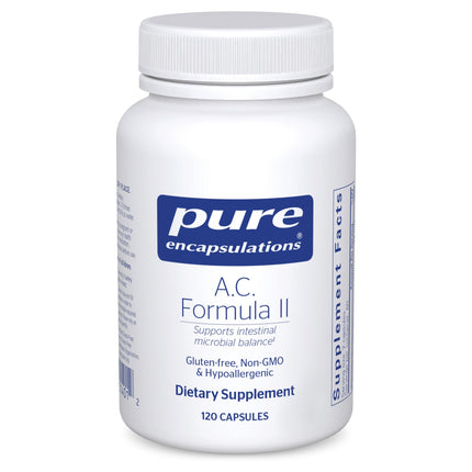 Pure Encapsulations A.C. Formula II | Hypoallergenic Dietary Supplement to Promote Healthy Balance* | 120 Capsules