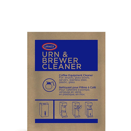 Urnex Original Urn and Brewer Cleaner - 100 (1 Ounce Packets) - Professional Coffee Equipment Cleaner for Air Pot Glass Bowl Server Stainless Steel Plastic Glass