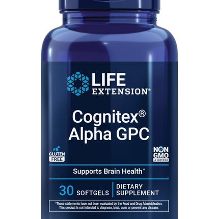 Life Extension Cognitex Basics, 30 Softgels - Multi-Nutrient Formula for Brain Health Support, Targeted Nutrition for Memory, Focus, Attention & Overall Cognitive Performance - Non-GMO, Gluten-Free