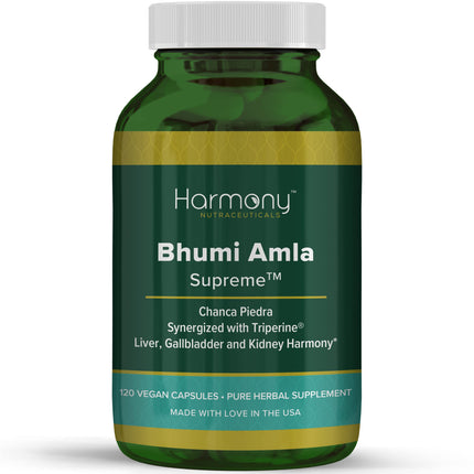 Bhumi Amla Supreme - Chanca Piedra – Harmony Nutraceutical Highest Potency, Maximum Bioactivity, Pure Herbal Supplement for Liver, Gallbladder & Kidney