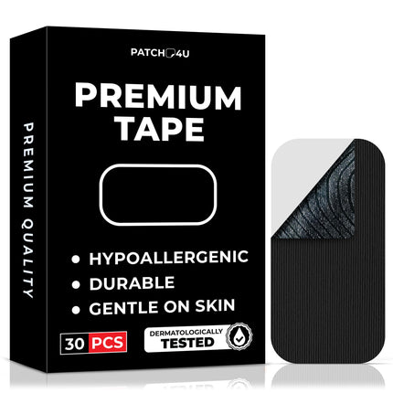 PATCH4U Premium Tape (30 Pack) - Pain Free Removal, Hypoallergenic