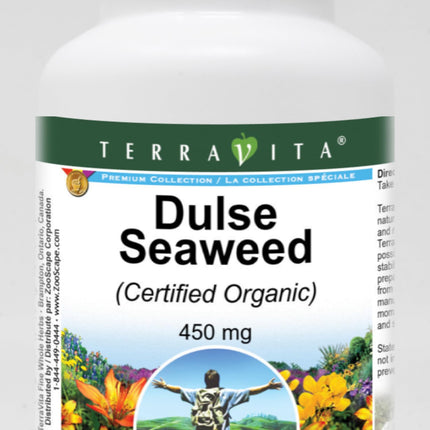 Dulse Seaweed (Certified Organic) - 450 mg (100 Capsules, ZIN: 510734)
