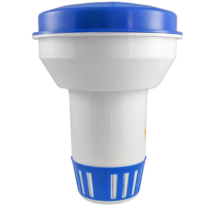 FibroPool Supersize Floating Pool Chlorine Dispenser - Extra Large 12" Design Holds Up to 3 lbs of Tablets - 12 Inches Long - Adjustable Release