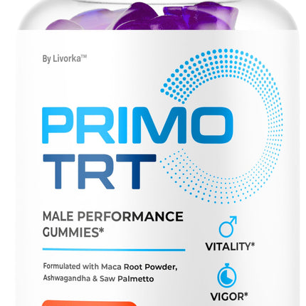 Primo TRT Gummies - Official for Men Advanced Natural Formula, PrimoTRT Male Gummies for Maximum Performance & Support for Overall Wellness Reviews, Primos TRT Gummys for 1 Month
