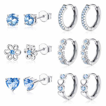 YADOCA 𝟵𝟮𝟱 𝗦𝘁𝗲𝗿𝗹𝗶𝗻𝗴 𝗦𝗶𝗹𝘃𝗲𝗿 Earrings for Girls Women