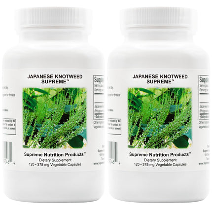 Supreme Nutrition Japanese Knotweed Supreme, 120 Pure Polygonum cuspidatum Vegetarian Capsules (Pack of 2)