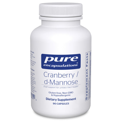Pure Encapsulations Cranberry D-Mannose - Supports Urinary Tract Health* - with Cranberry Fruit Solids - Vegan & Non-GMO Dietary Supplement - 90 Capsules