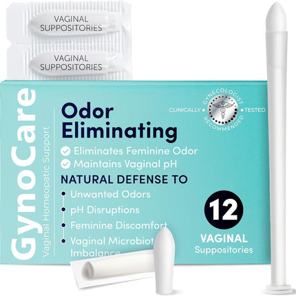 pH Balance for Women Vaginal Odor Eliminating Boric Acid Suppositories