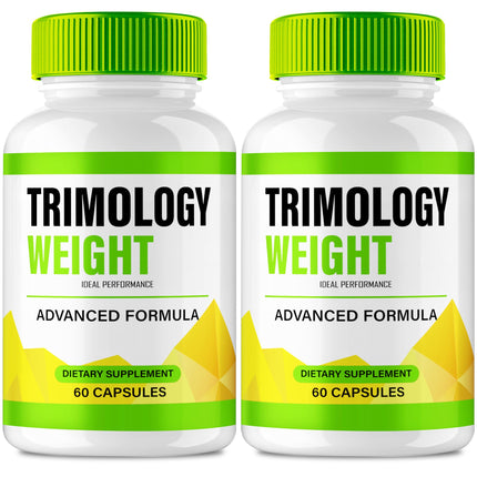 Trimology Weight Capsules, Official Trimology Weight Supplement Pills - Extra Strength, All Natural Keto Capsule to Sustain Active Lifestyle & Fitness Goals, TrimologyWeight Reviews (2 Pack)