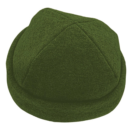 frihed. Sauna hat - Made of woolwalk - 100% Sheep's Wool - Premium Sauna Accessory for Men and Women - Flexible Size - Made in Germany (Forest)