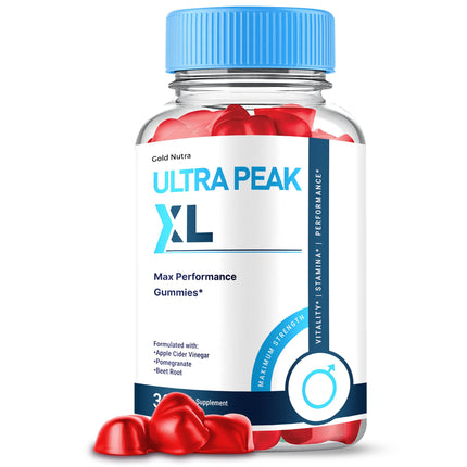 Gold Nutra Ultra Peak XL Gummies, UltraPeak XL, Official Formula (1 Pack)