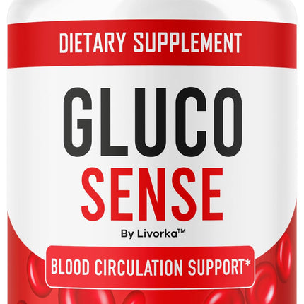 GlucoSense – Official GlucoSense Capsules, Pills Support Advanced Blood Formula Supplement, All Natural Premium Health & Wellness - Maximum Strength, 60 Capsules for 1 Month