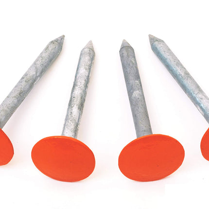 Survey Marker - 4 Pack - Low Profile Survey Stakes (Hi-Vis Orange)
