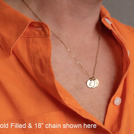 EFYTAL Initial Necklaces for Women, 14K Gold/Sterling Silver, Custom Gift