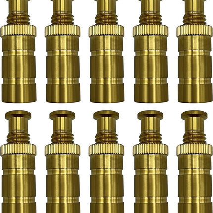 Poolzilla Pool Safety Cover Brass Anchors for Concrete and Pavers - 10 Pack - Universal Fit