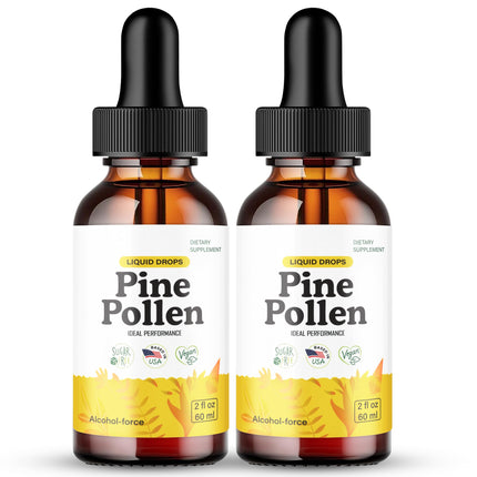 IDEAL PERFORMANCE Pine Pollen Drops, PinePollen Droppers Reviews (2 Pack)