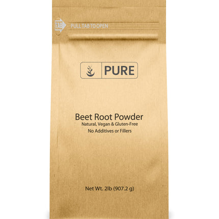 Pure Original Ingredients Beet Root Powder (2lb) Smoothies, Rich Color, Non-GMO, Folate
