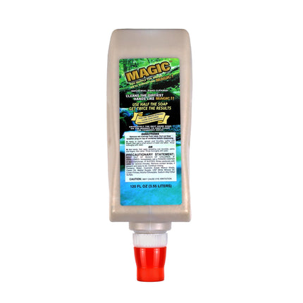 Zenex Magic Hand Soap - Industrial Hand Cleaner for Auto Mechanics | Shop Soap | Walnut Shell Scrubbers to Remove Grease, Oil, Ink & Paint | Moisturizing Ingredients | 3.55 L (1 Pack)