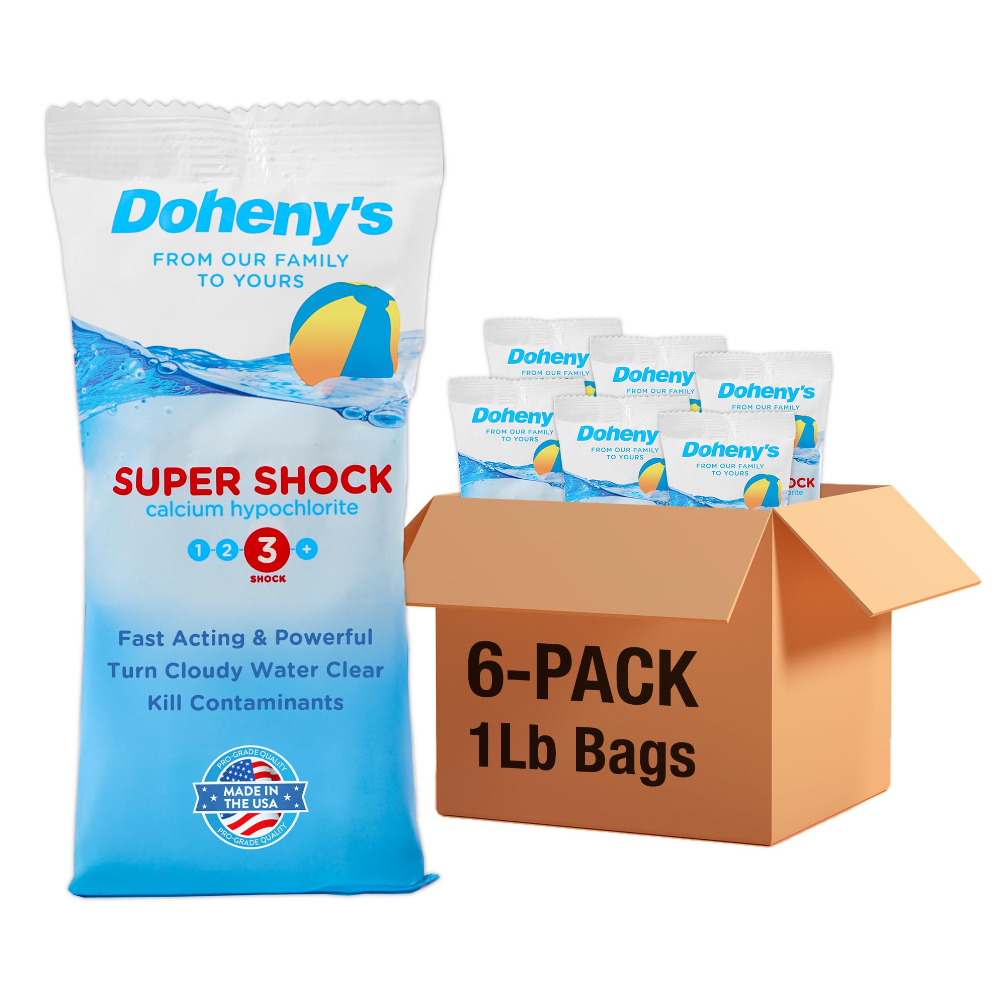 Quick Shock Pool Shock Doheny's Super Pool Shock | Pro-Grade Chlorine Shock, Quick-Dissolving ...