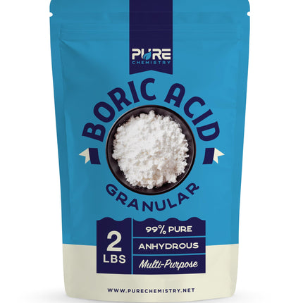 Ecoxall Bulk Boric Acid, 99.9% Pure, Granular, 2 lbs