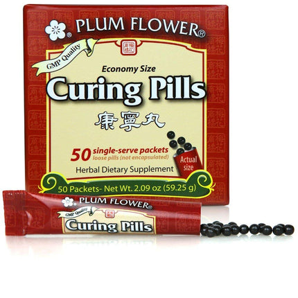 Curing Pills (Stick Pak) - Kang Ning Wan - Economy - Plum Flower by Mayway (Pack of 50)