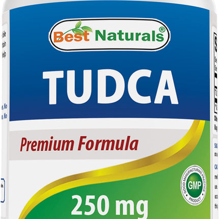 Best Naturals TUDCA 250mg (Tauroursodeoxycholic Acid) - 60 Veg Capsules - 2 Months Supply (60 Count (Pack of 1)) (60 Count (Pack of 1))