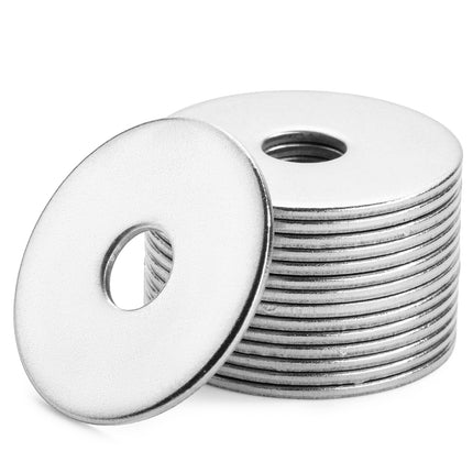 Bates- Stainless Steel Fender Washers, 1/4" x 1", 100 pcs