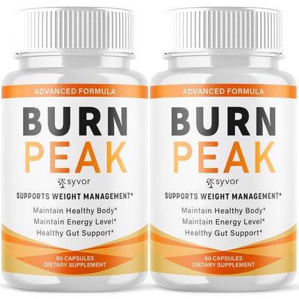 (2 Pack) Burn Peak Capsules, Official Burnpeak Pink Salt Pills with All Natural Ingredients, Advanced BurnPeak Health Supplement with Premium Vitamins for Active Lifestyle Support (120 Capsules)