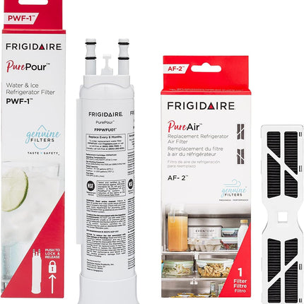 Frigidaire PurePour® PWF-1 (FPPWFU01) & PureAir® AF-2 (FRGPAAF2) Water & Air Filter Combo Kit