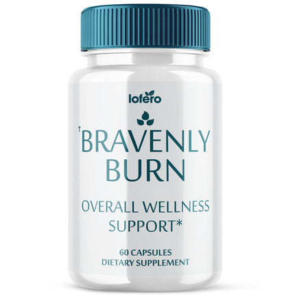 Bravenly Burn, BravenlyBurn Extreme Loss Support Digestive Gut Health Supplement, Advanced Wellness Formula Pills Capsulas, Premium Products Supports Blood Balance for Energy Pastillas (60 Capsules)