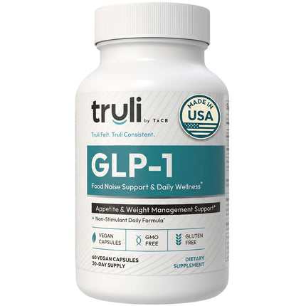 TxCB GLP-1 Supplement for Women & Men – GLP1 Daily Wellness, Appetite & Weight Management Support – Non-Stimulant Capsules – 60 Count