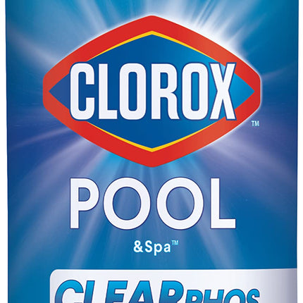 Clorox® Pool&Spa™ Swimming Pool ClearPHOS Water Clarifier and Phosphate Remover, 1 Quart (Pack of 1)