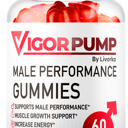 Vigor Pump Gummies - Vigorr Pump Male Gummies, Advanced 2025 Formula, VigorGummies for Men, 60 Gummies for 1 Month