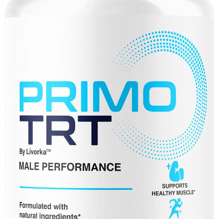 LIVORKA Primo TRT Pills - Official PrimoTRT Supplement Capsules for Men - Maximum Strength Energy Support, Natural Primo TRT Vitamins Support Overall Health & Wellness, 60 Capsules for 1 Month