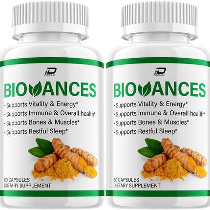 Biovances Capsules – Biovances Natural Blend Daily Health Supplements (2 Pack - 120 Capsules)