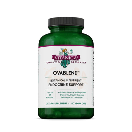 Vitanica Ovablend, Hormone Balance Support, Vegan, 180 Capsules