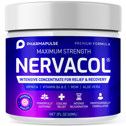 Pharmapulse Neuropathy Cream – Maximum Strength for Feet, Hands, Legs, Toes, Lower Back - Alpha Lipoic Acid, Arnica, Vitamin B6, Aloe Vera, MSM - Effective Soothing
