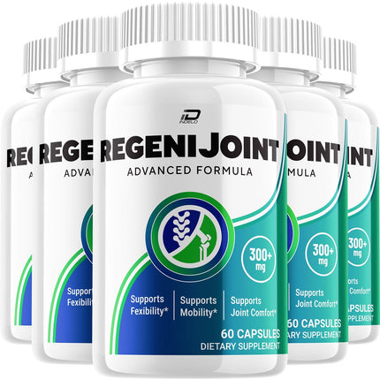RegeniJoint Capsule - Regeni Joint Supplement Advanced Formula Joint Support (5 Pack – 300 Capsules)