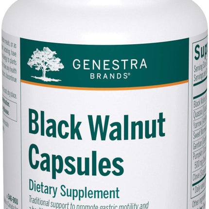 Genestra Brands Black Walnut Capsules | Herbal Formula to Support Digestive Health | 90 Capsules