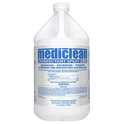 Mediclean Disinfectant Spray Plus Professional Antimicrobial Spray for Use After Floods, 1-Gal Bottle