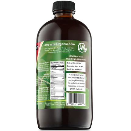 Amenazel Organic Moringa Bitters, 16 fl oz