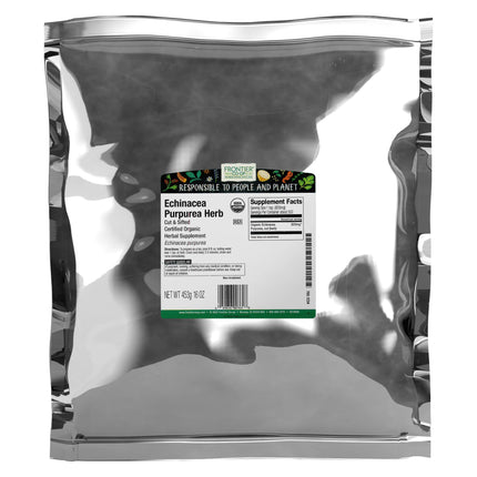 Frontier Co-op Organic Echinacea Purpurea Herb, Cut and Sifted, Kosher | 16 Ounce (Pack of 1)